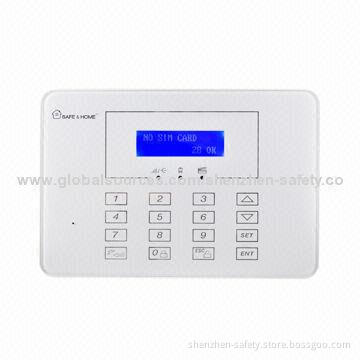 LCD GSM alarm system/wireless and wired home alarm system/burglar alarm system